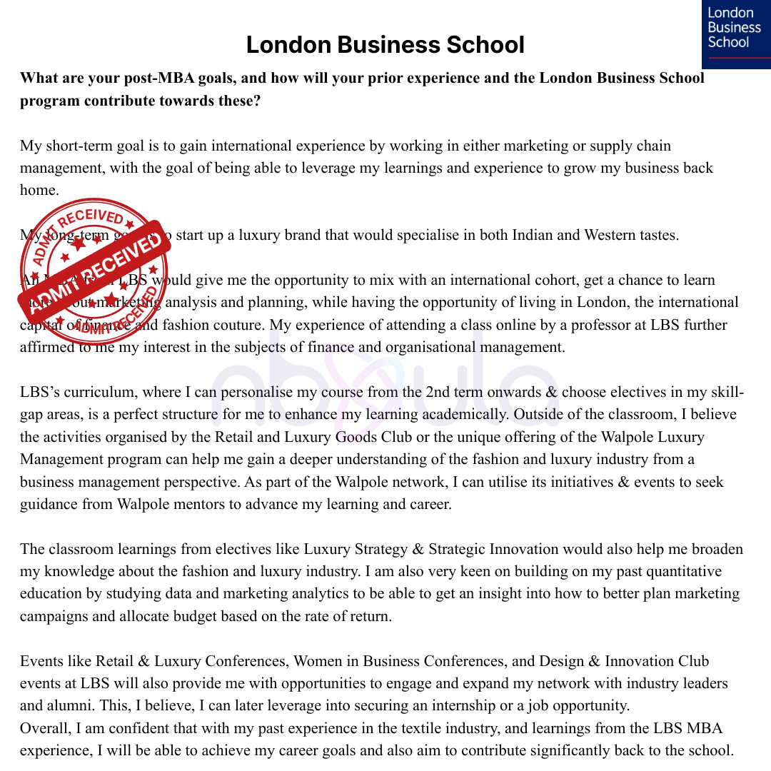 Admissions Essay Development & Consulting