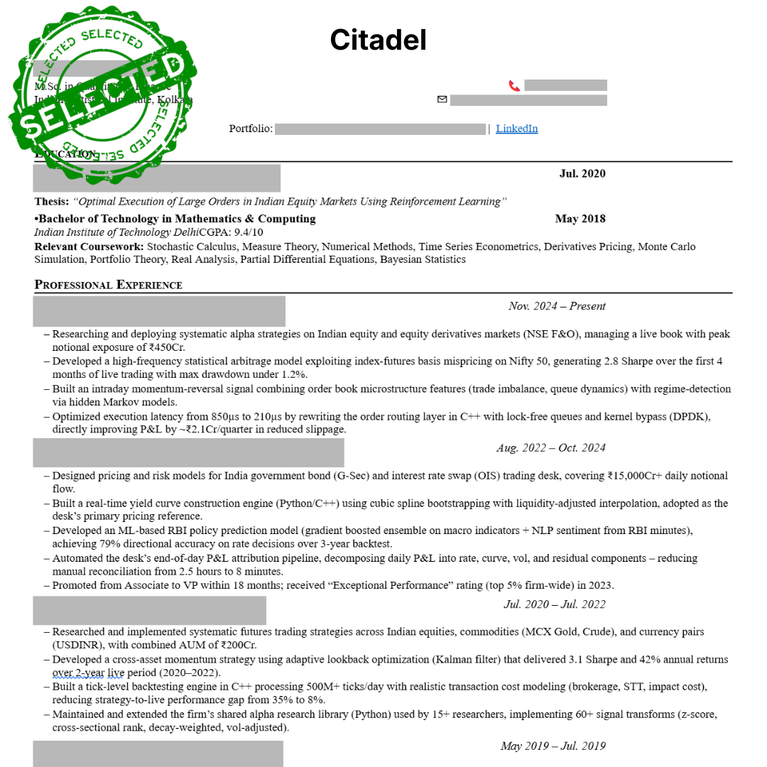Resume Writing (Job/Professional)