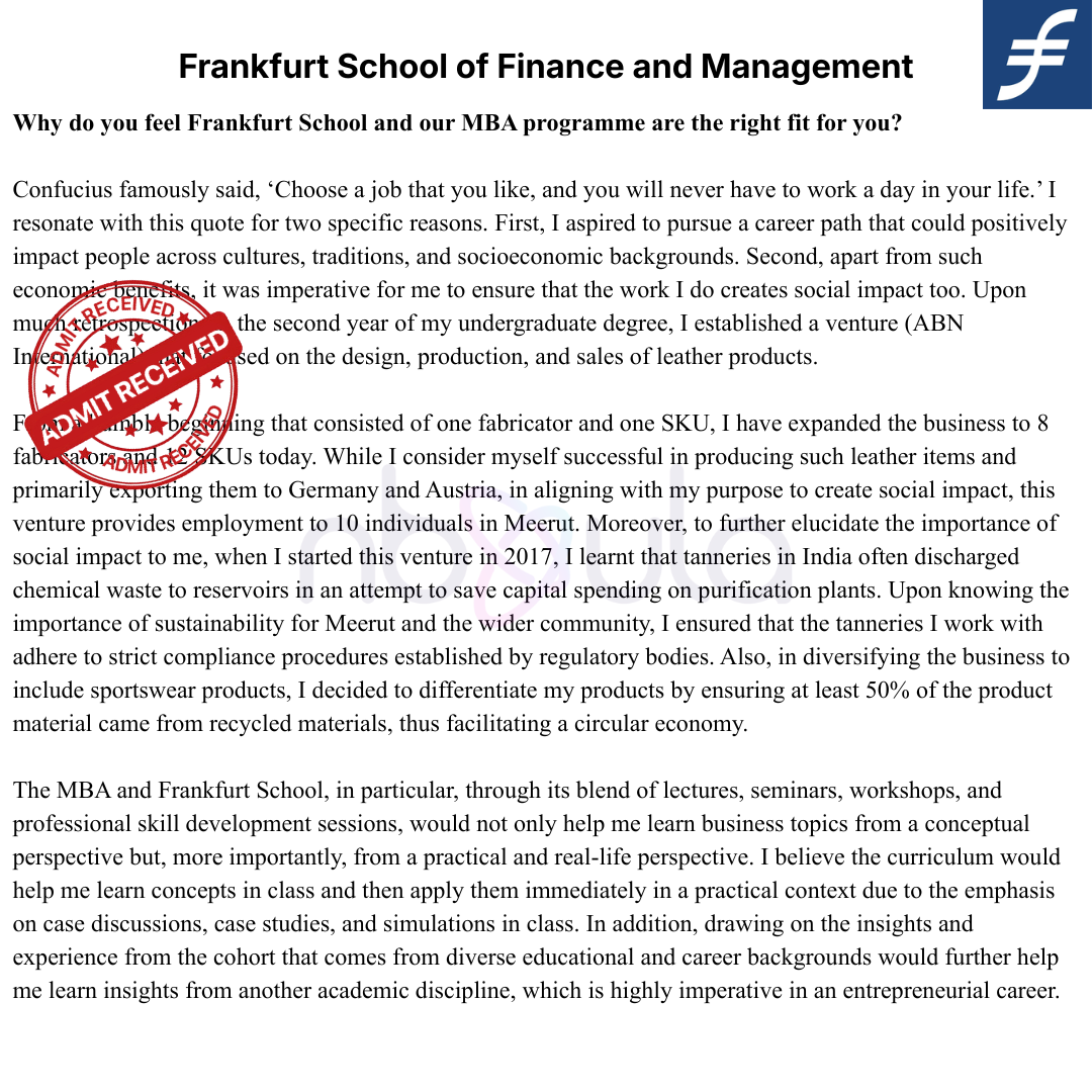 Admissions Essay Development & Consulting