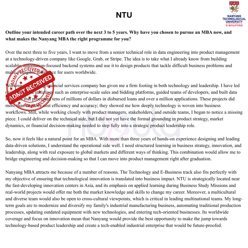 Admissions Essay Development & Consulting