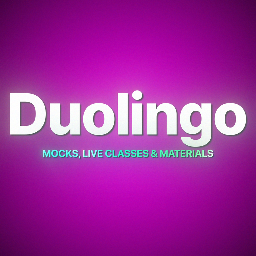 Duolingo Preparation