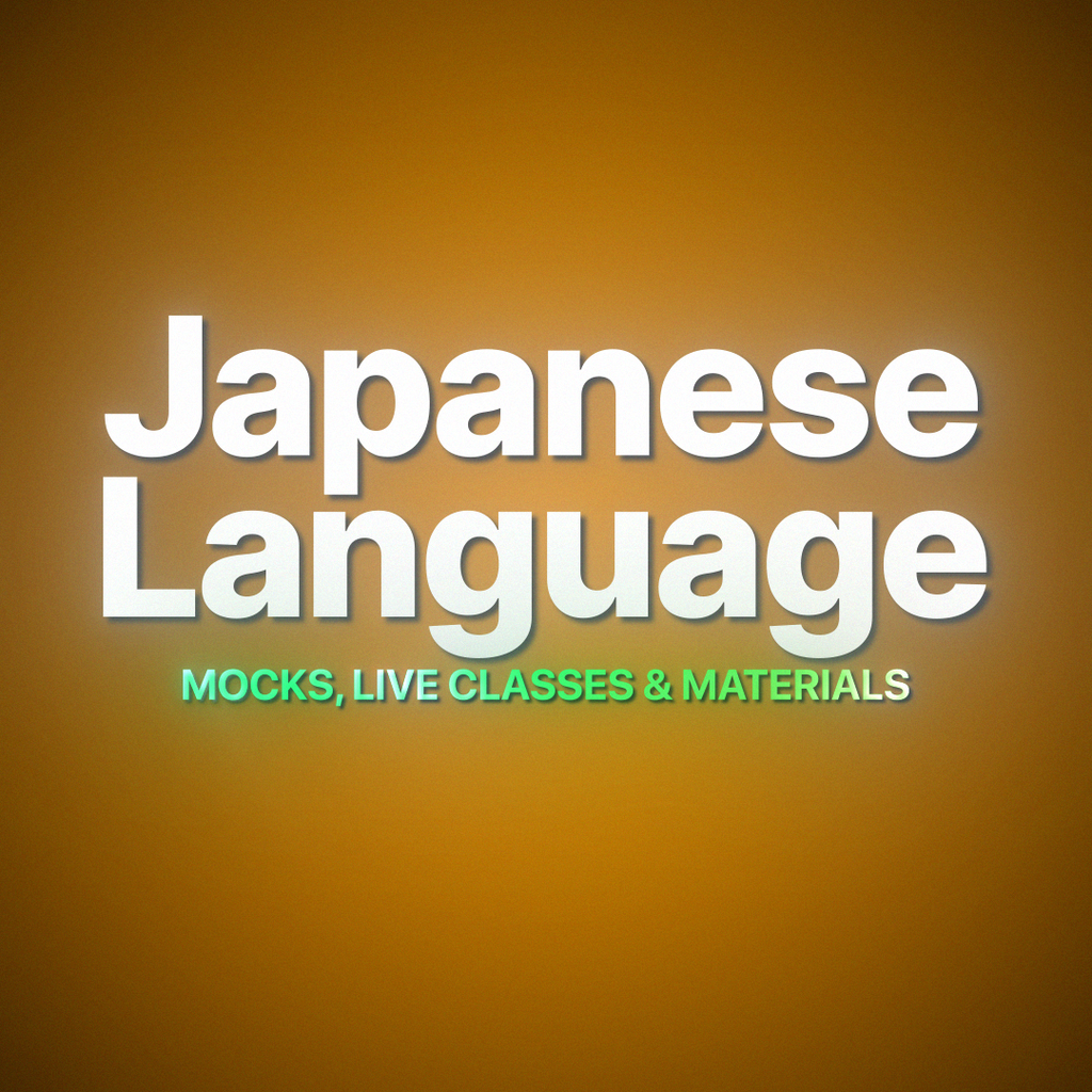 Japanese Language Preparation